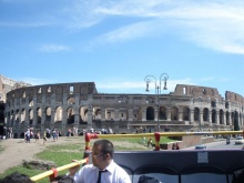 A Colosseum - nem a megszokott irányból fényképezve